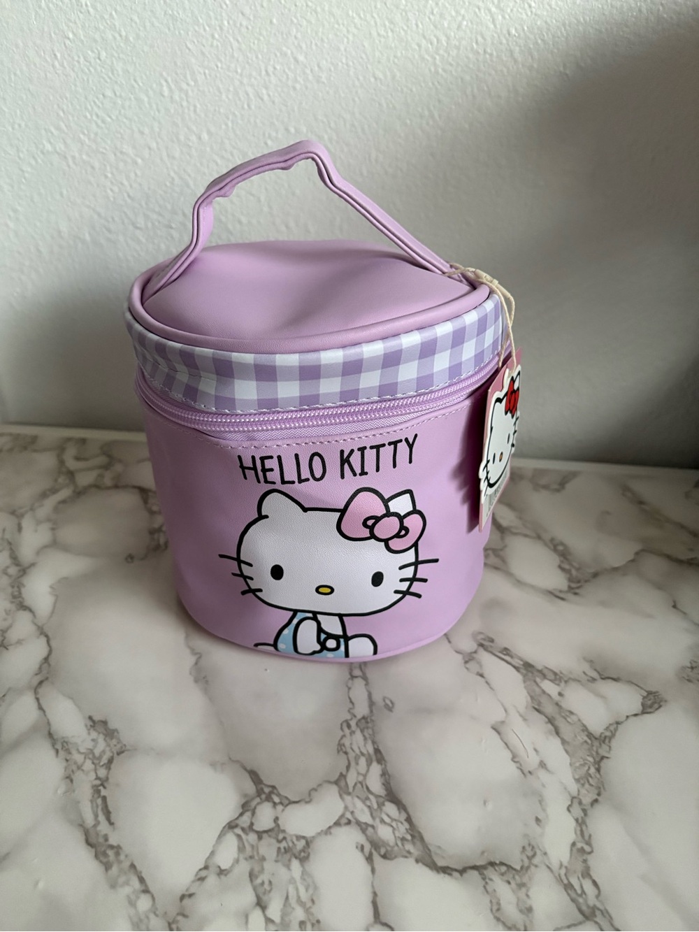 Sanrio Hello Kitty Lilac Makeup Case with Handle